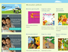 Tablet Screenshot of micimackos.jatekod.hu