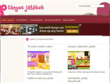 Tablet Screenshot of lanyos.jatekod.hu