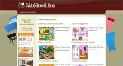 Desktop Screenshot of berendezos.jatekod.hu