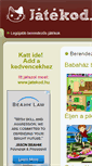 Mobile Screenshot of berendezos.jatekod.hu